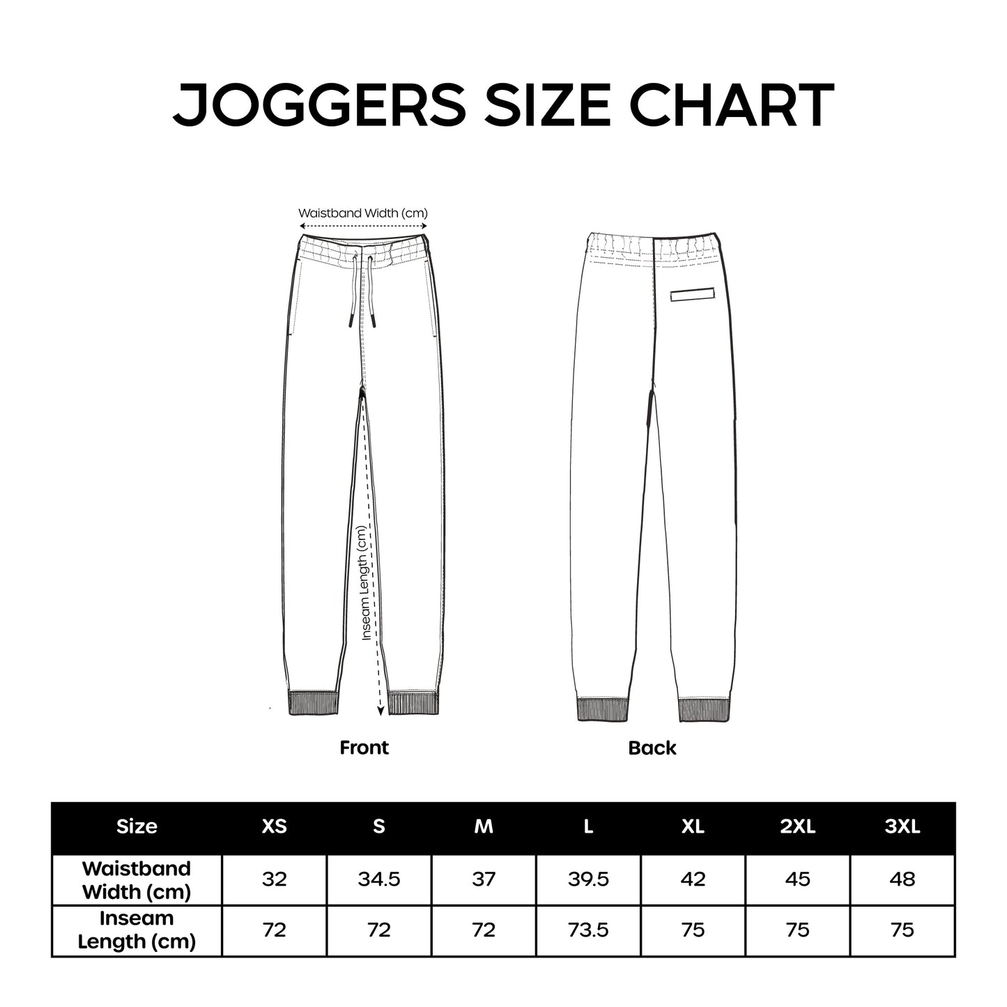 The Wide Fit Jogger Black