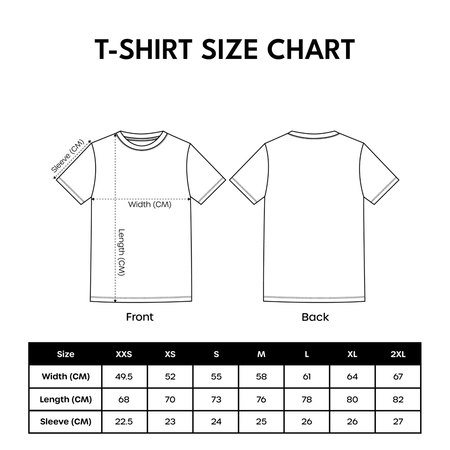 Heavy Weight Tee White (240 G/M2)