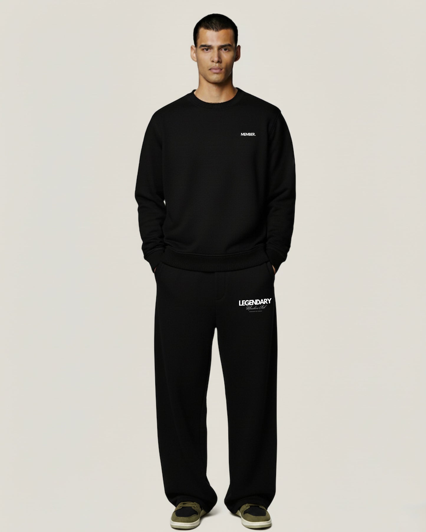 The Wide Fit Jogger Black
