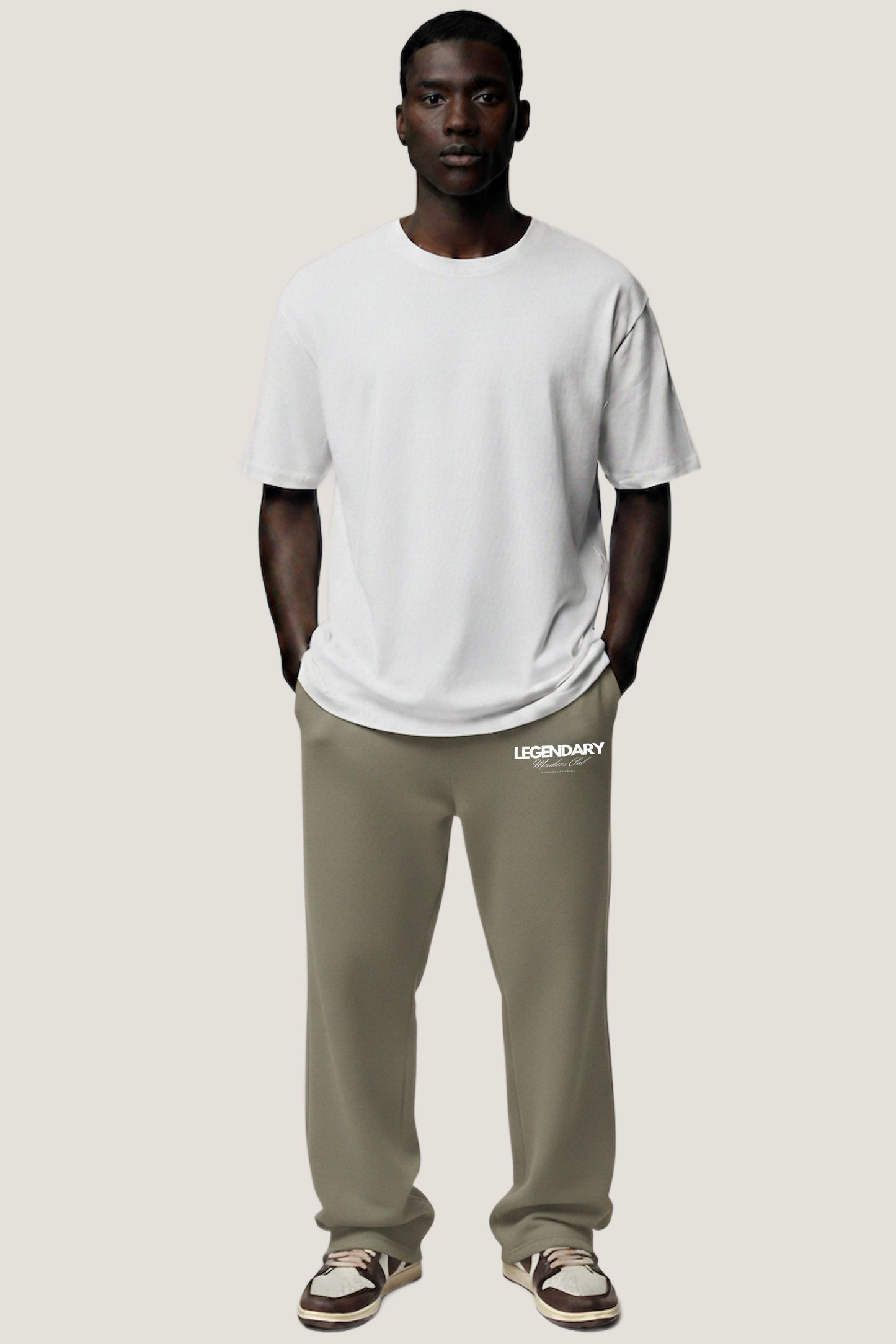 The Wide Fit Jogger Pale Olive