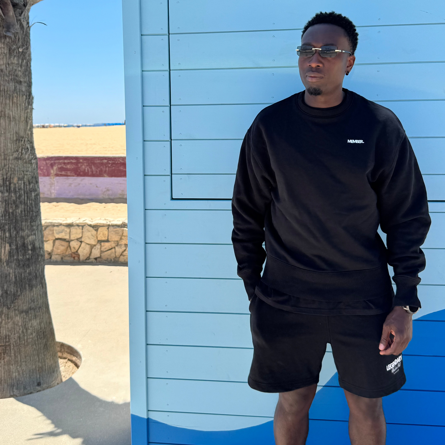 Iconic Jogging Shorts Black (300 G M/2)