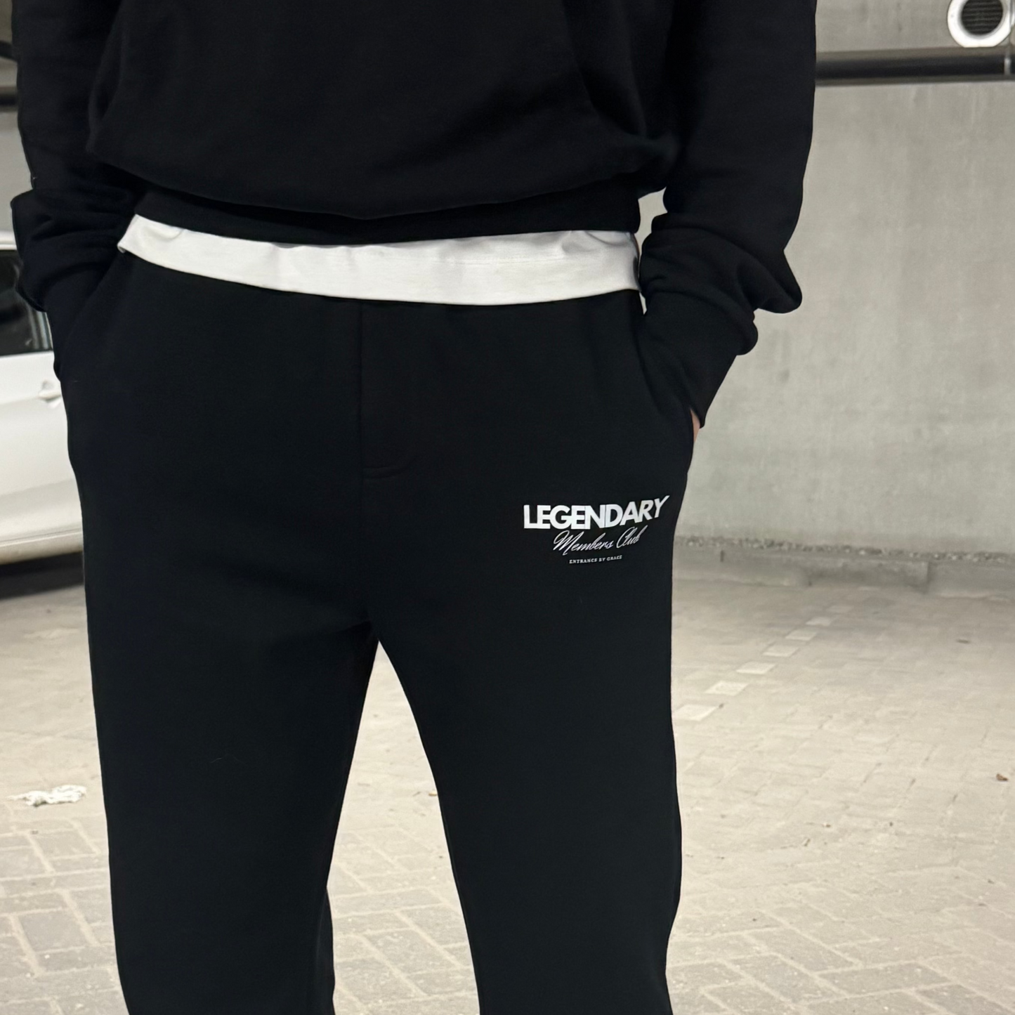 The Wide Fit Jogger Black