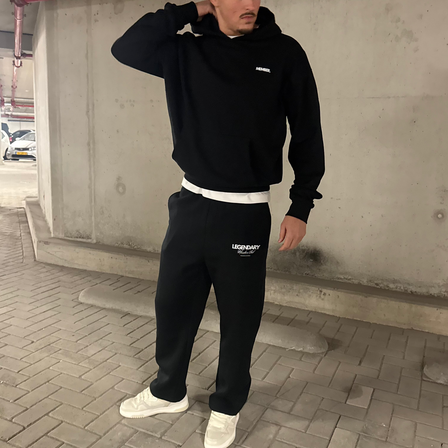 The Wide Fit Jogger Black