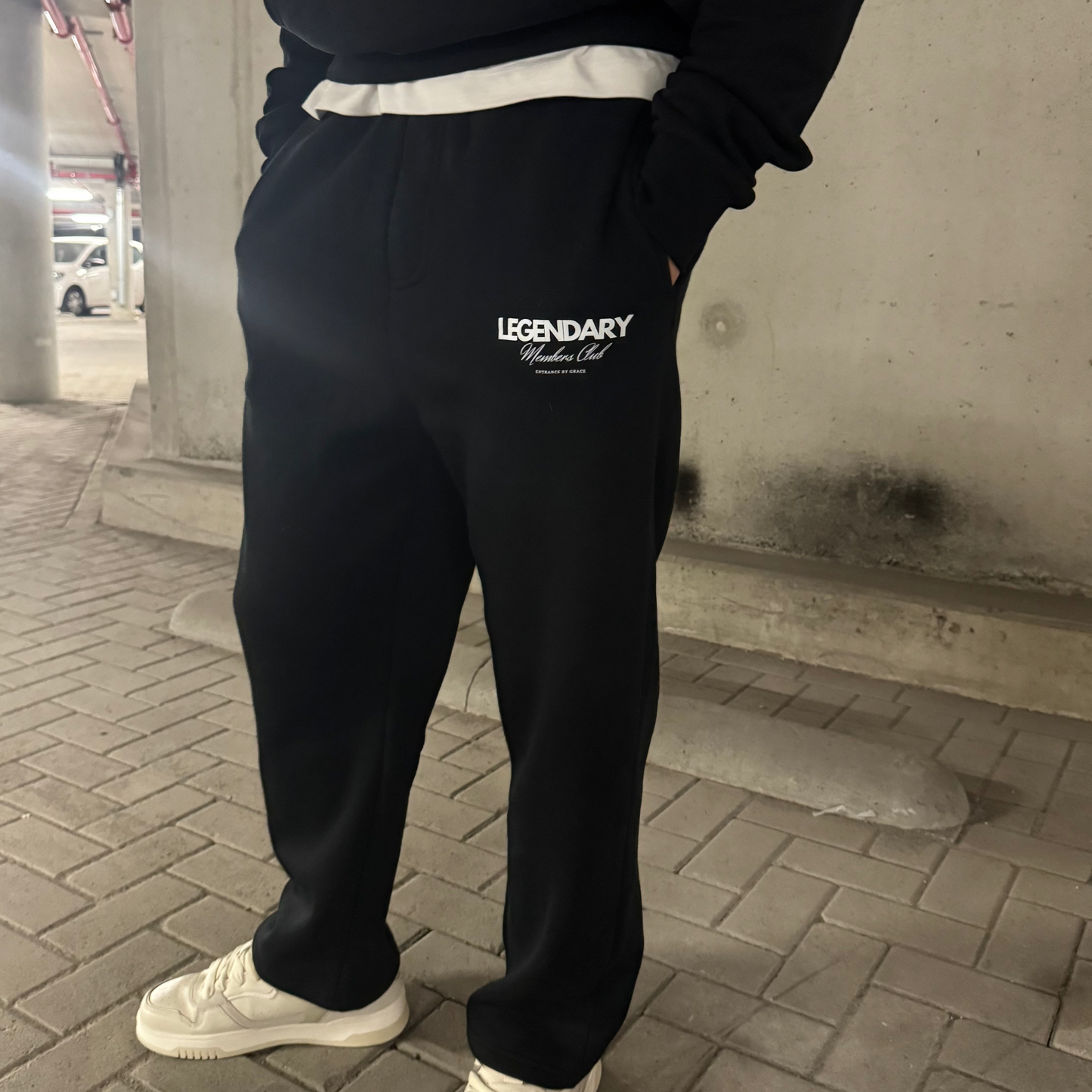 The Wide Fit Jogger Black