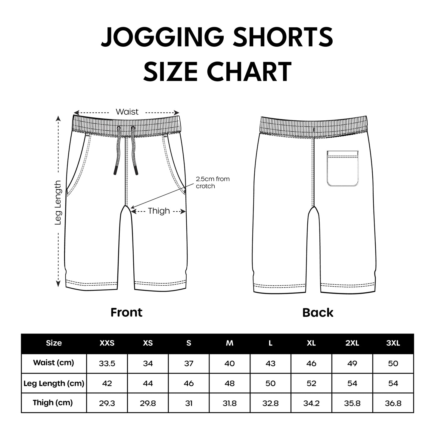 Iconic Jogging Shorts Black (300 G M/2)