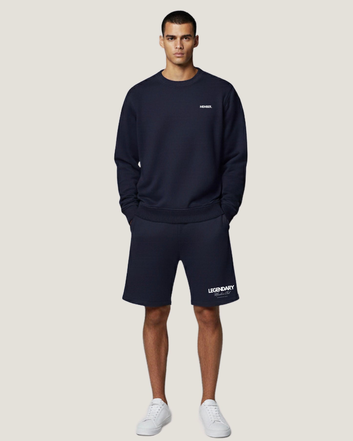 Iconic Jogging Shorts Navy (300 G M/2)