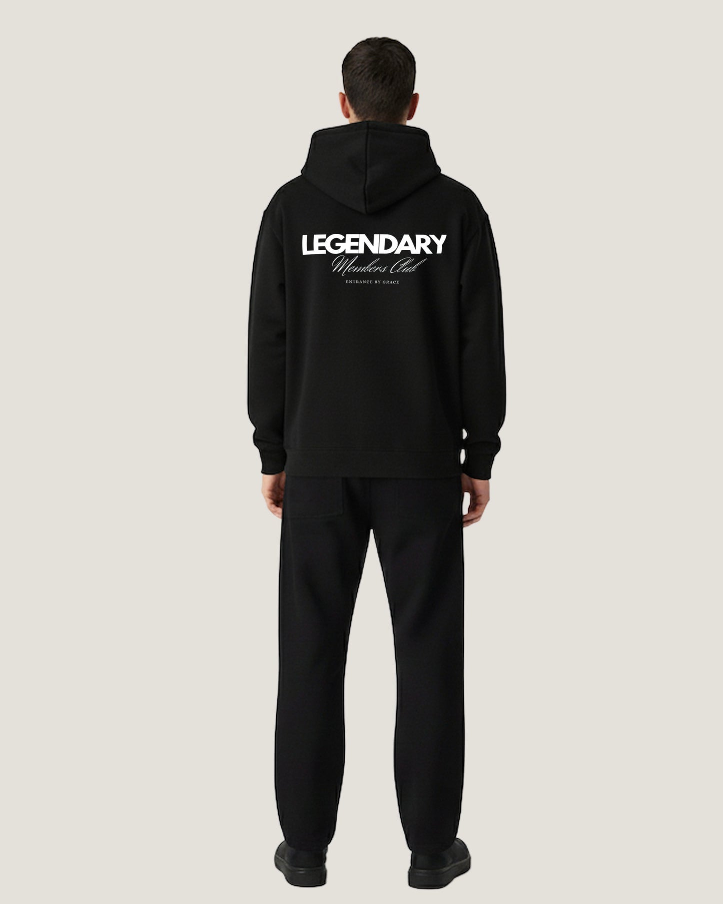 The Boxing Legend Hoodie Black (460 G/M2)