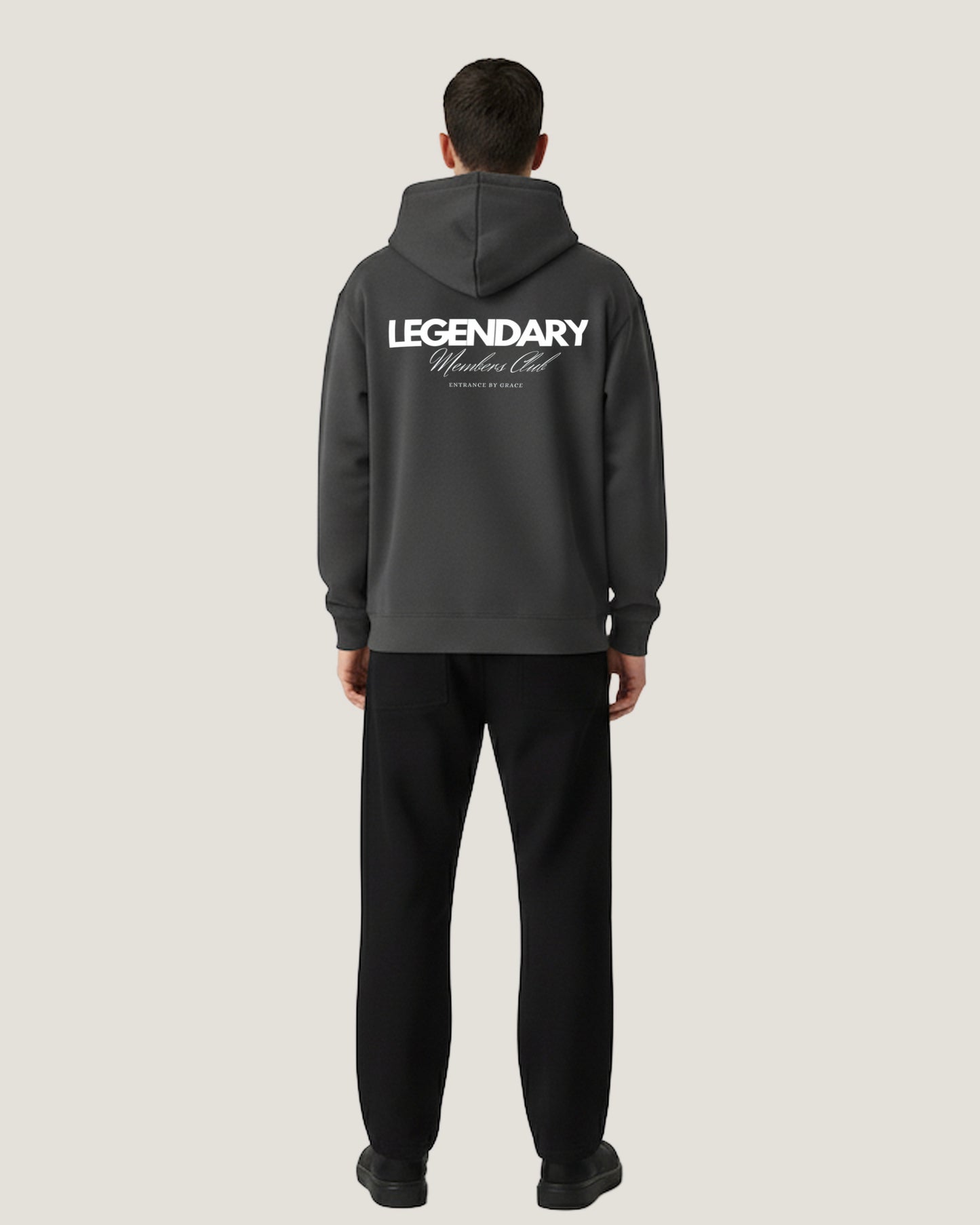 The Boxing Legend Hoodie Grey (460 G/M2)