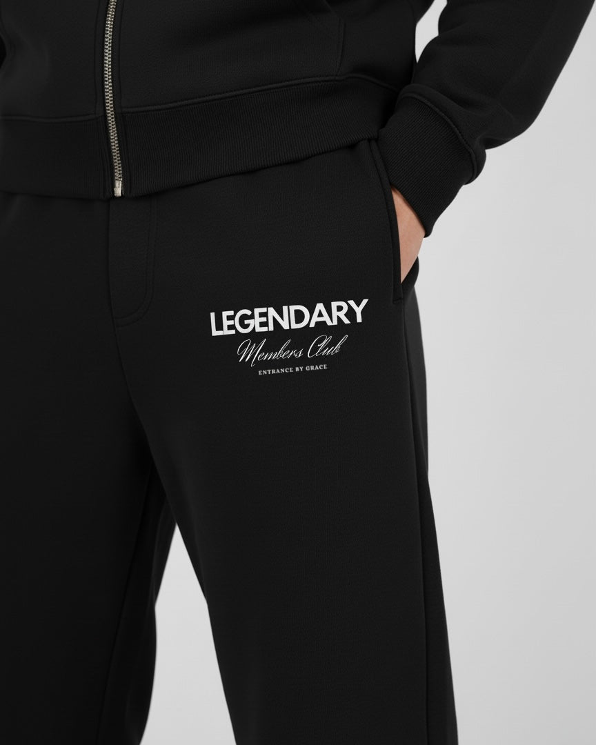 The Wide Fit Jogger Black